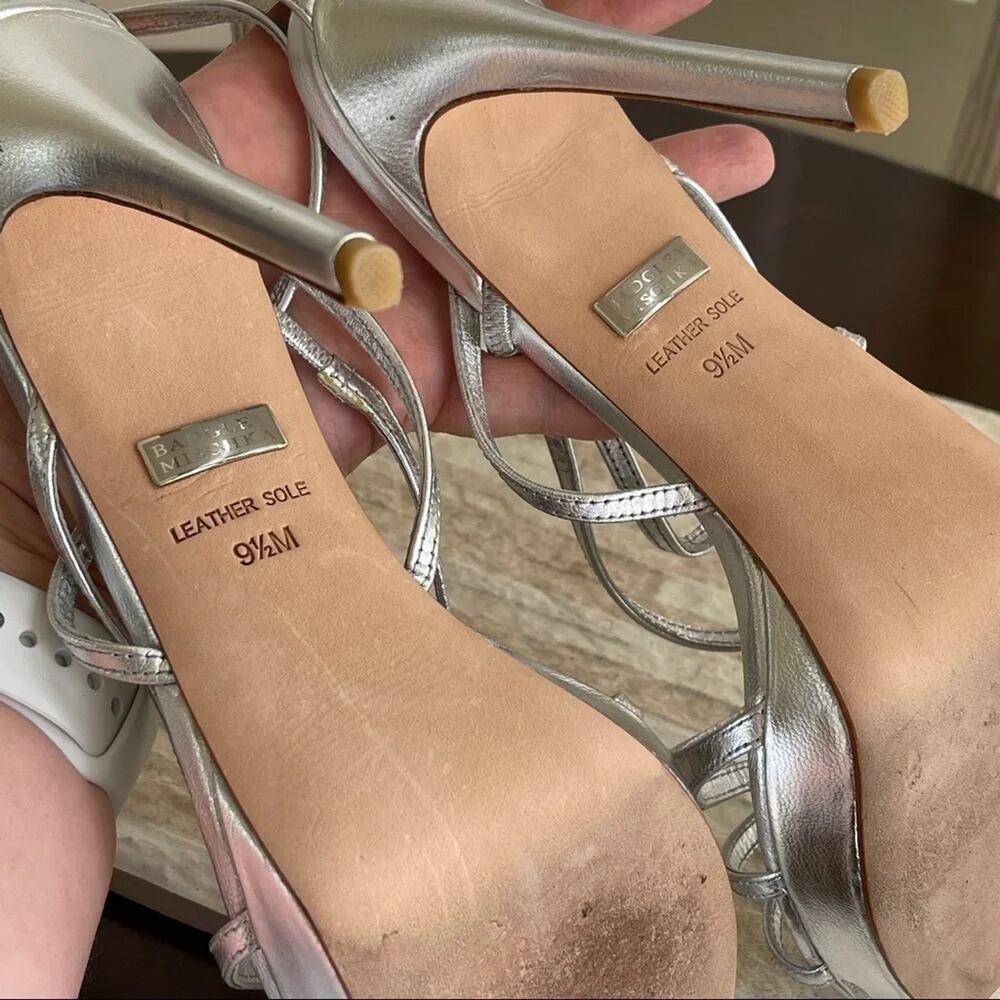 Badgley Mischka Platform Heels in Sexy Silver - Picture 10 of 12